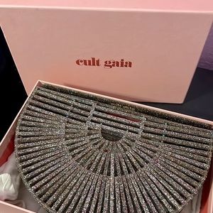 NEW TAG STILL ON cult gaia Ark Confetti Glitter Acrylic Clutch Bag